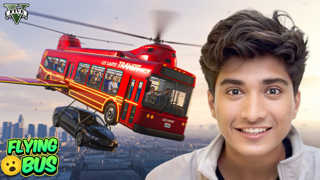 Flying Bus in GTA 5😱