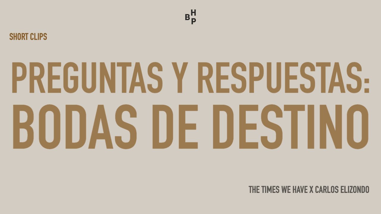 Preguntas y Respuestas: Bodas de destino.