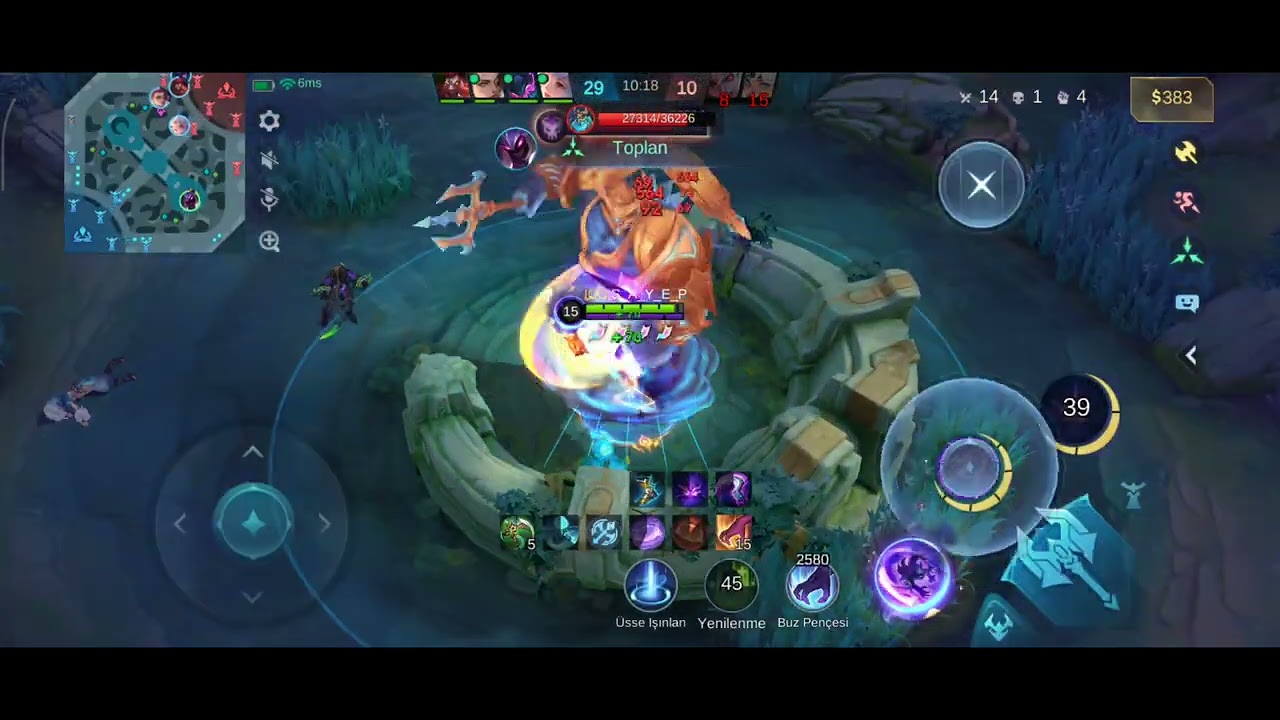 BÜTÜN İSTATİSTİKLERİ YERLE BİR EDERİM HELCURT PLAYER @MobileLegends5v5MOBA 