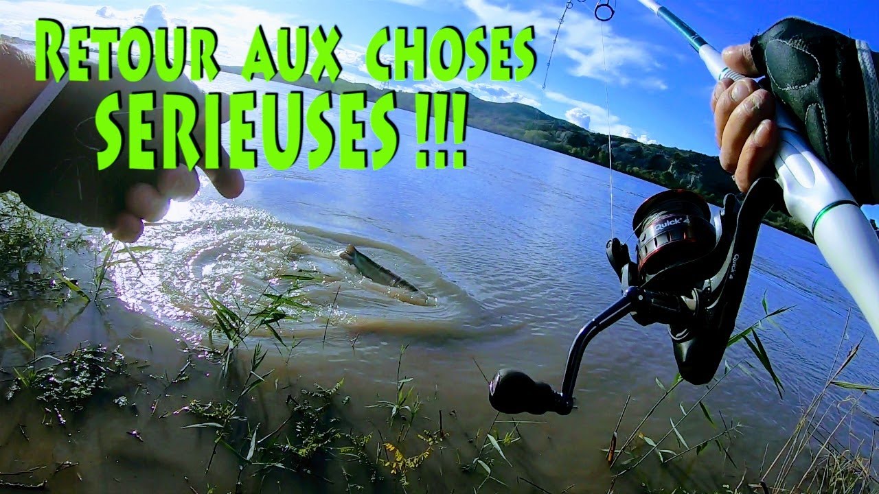 GROS SILURE au LEURRE sur FLEUVE en CRUE !!!