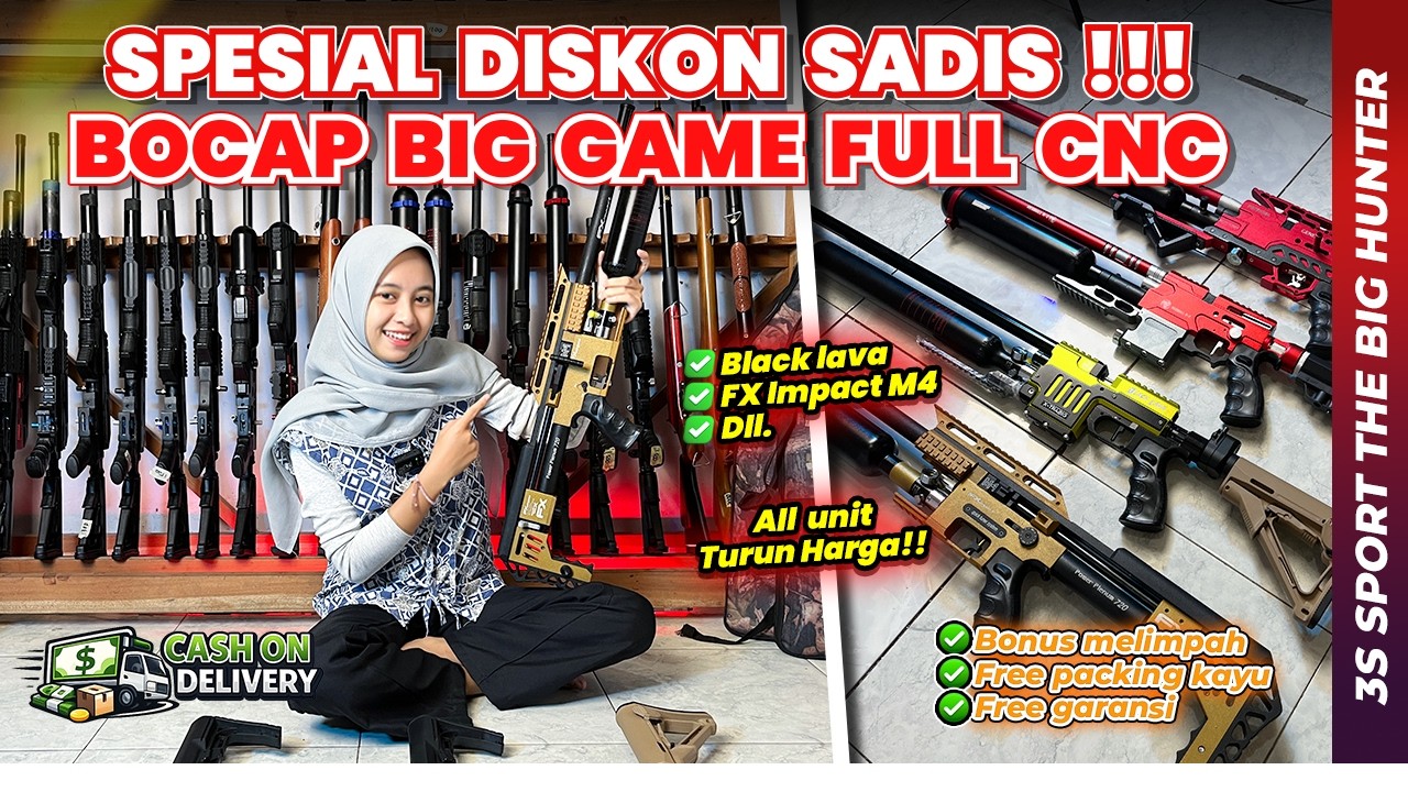 BOCAP BIGGAME FULL CNC TURUN HINGGA 600 RIBU! HARGA HEMAT PERFORMA GAHAR🔥
