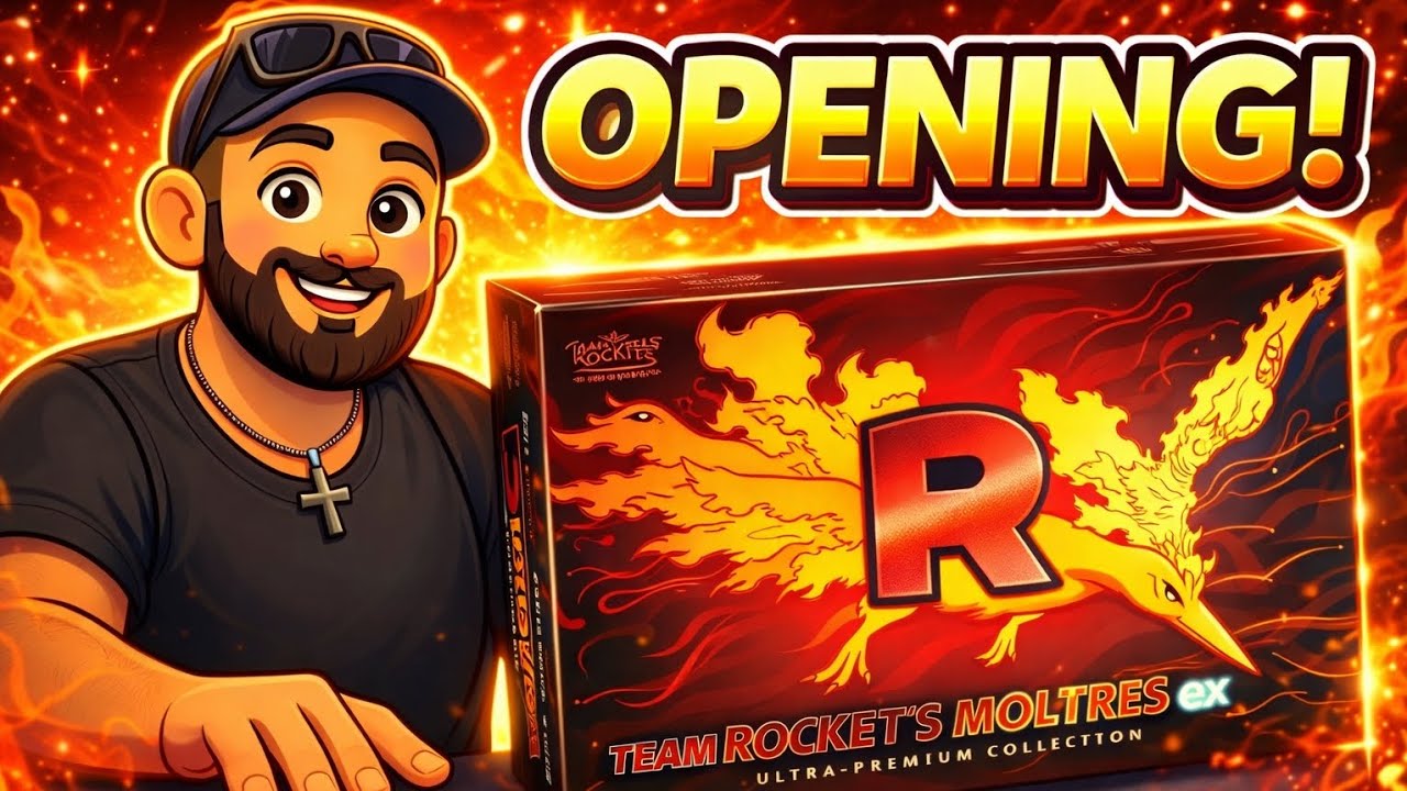 Team Rocket Moltres ex UPC Opening | No Talking • LoFi Pack Rips