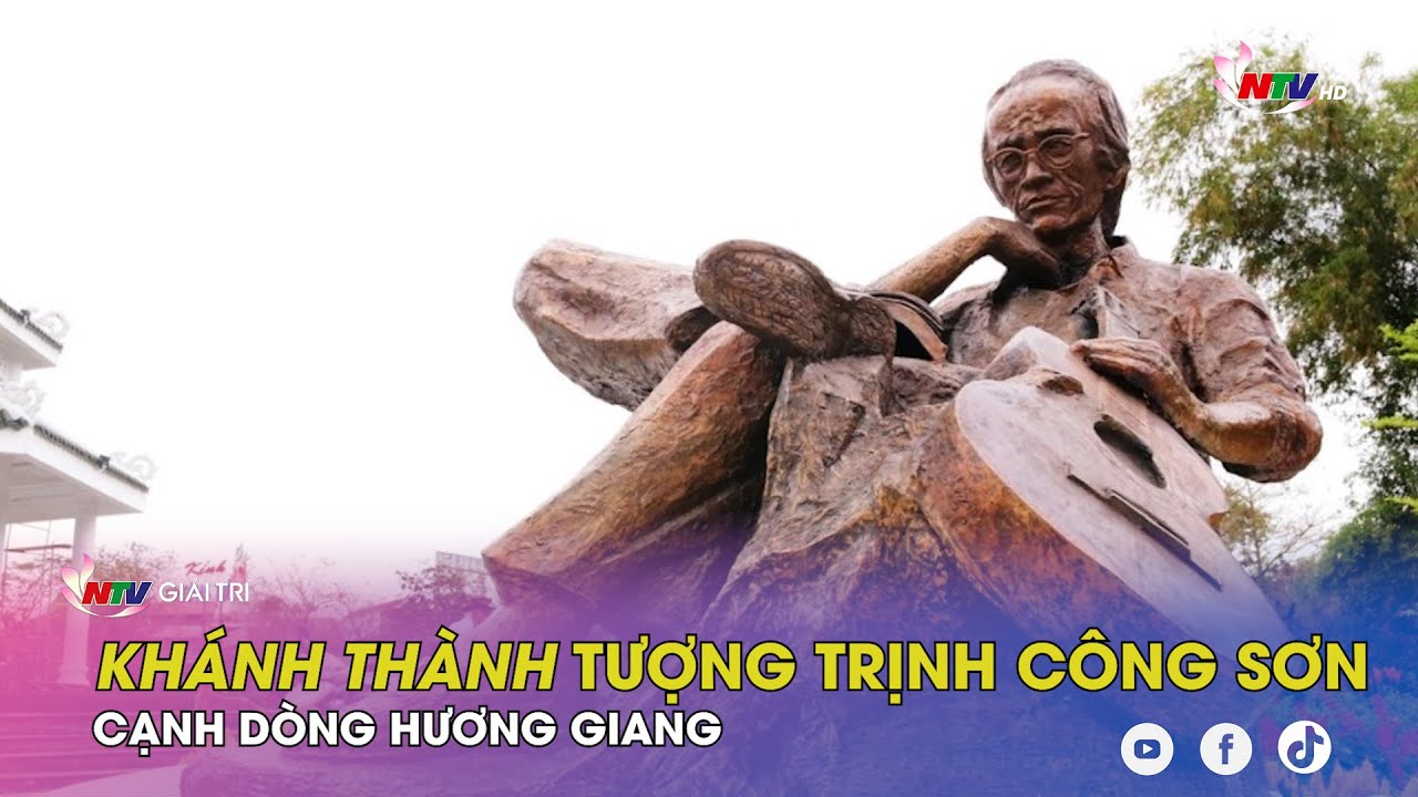 Khánh thành tượng Trịnh Công Sơn cạnh dòng Hương Giang