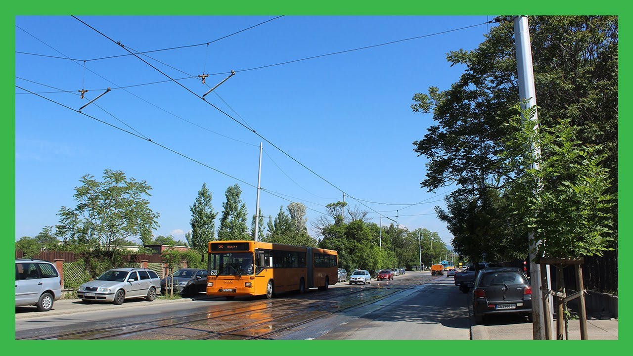 Man SG262 (like Omsi 2 Man NG272 G92) - Bendy Bus - Voith Gearbox | Line 26 bus in Sofia Bulgaria