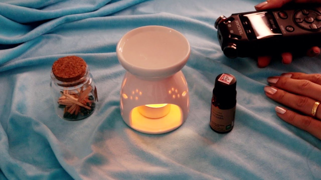 ASMR Conversa em Voz Suave, Velas e &Oacute;leo Essencial para uma noite Tranquila 🩵