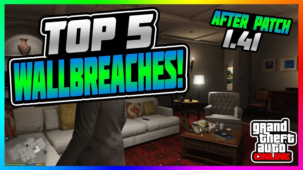 GTA 5 ONLINE - TOP *5* BEST WALLBREACHES! [PS4/XBOXONE/PC]