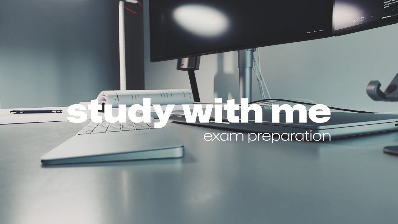study with me - preparation for the AWS exam - with background music - synthwave