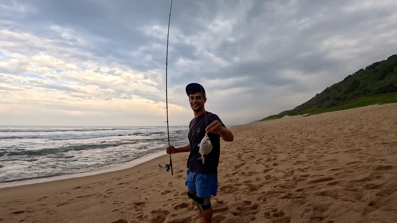 Quick fishing session with new friends at Anstese (brighton beach) The Bluff