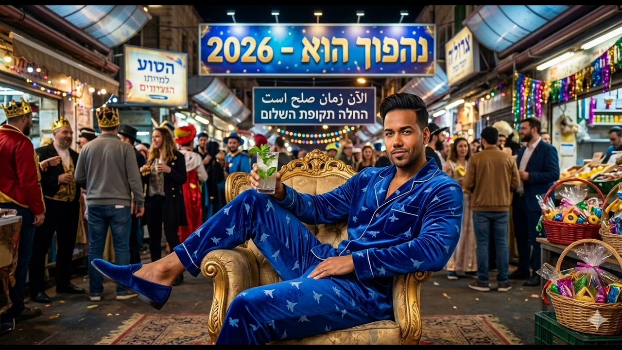It's a brilliant combination. EL V'NAHAFOCH 2026 (The Victory Version)In the style of Romeo Santos 2