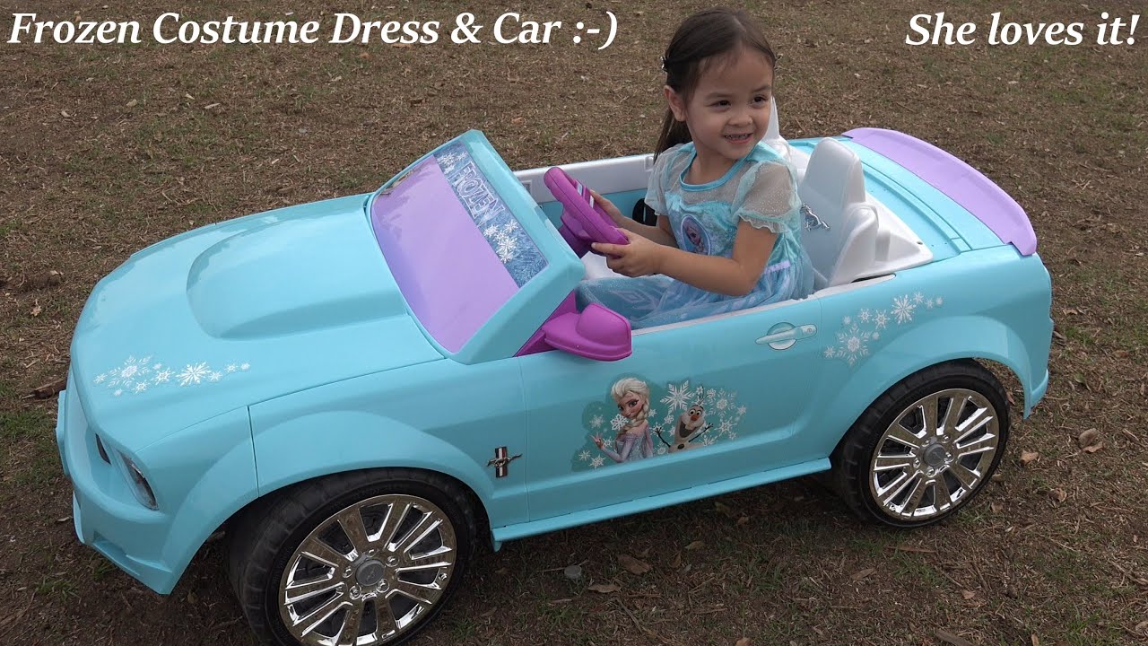 She Loves Disney Frozen! She Loves Queen Elsa! Ride-On Power Wheels