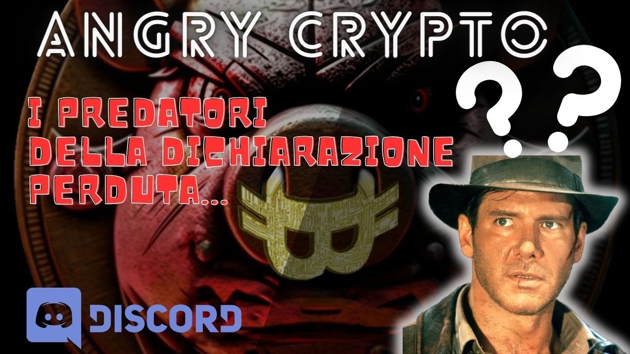 💶ANGRY CRYPTO ITALIA💶 - I PREDATORI DELLA DICHIARAZIONE PERDUTA...