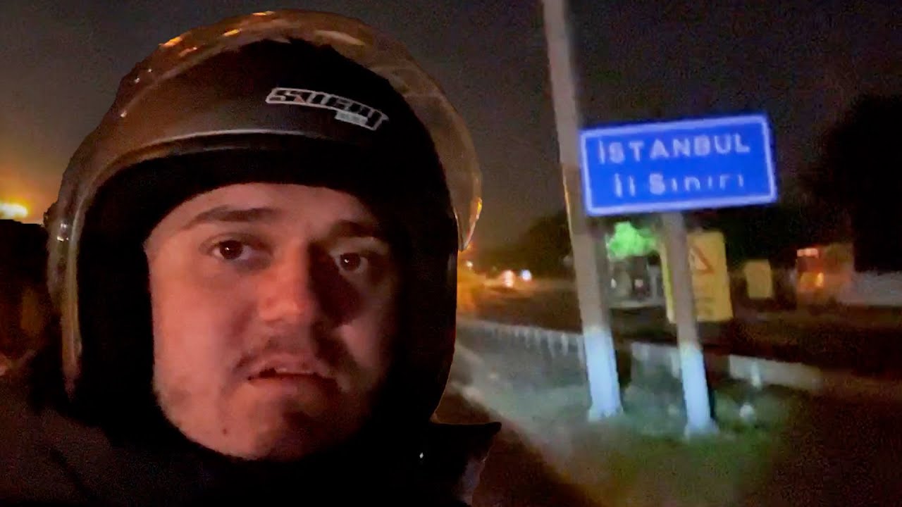 GARİBAN MOTORLA T&Uuml;RKİYE TURU ! - OTOBANDA MAHSUR KALDIM