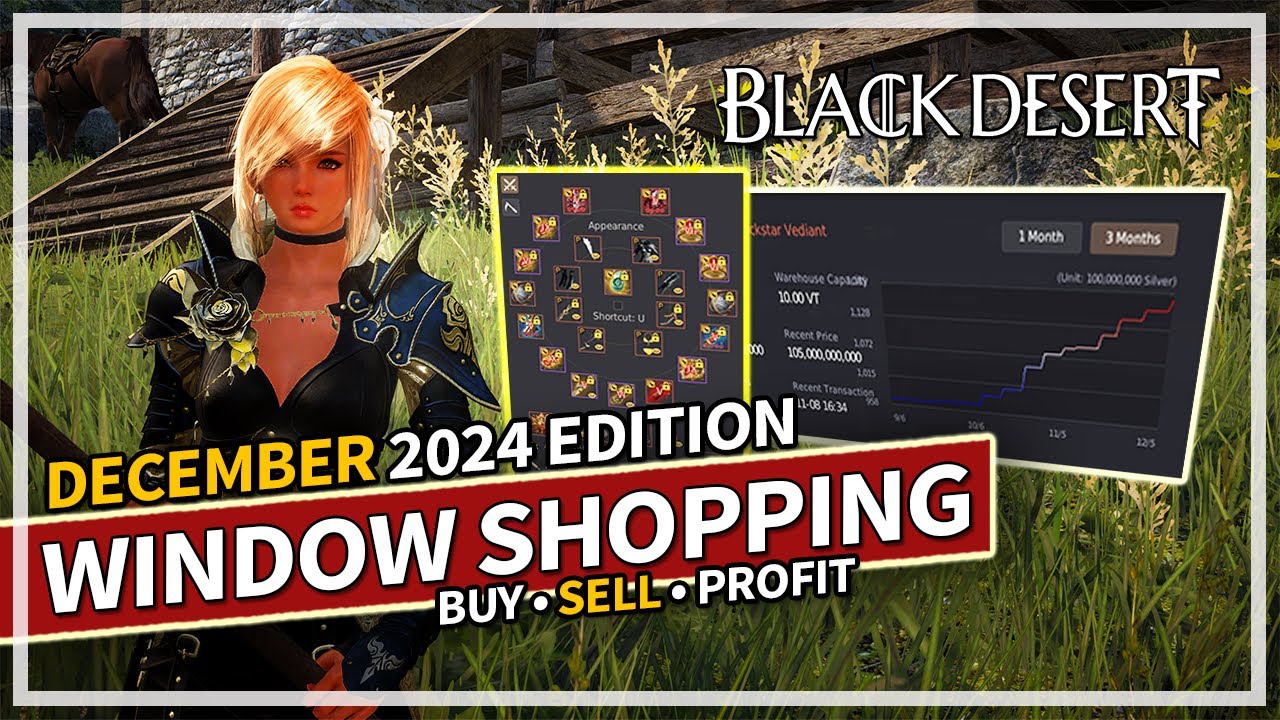 Window Shopping | Central Market Review December 2024 | Black Desert
