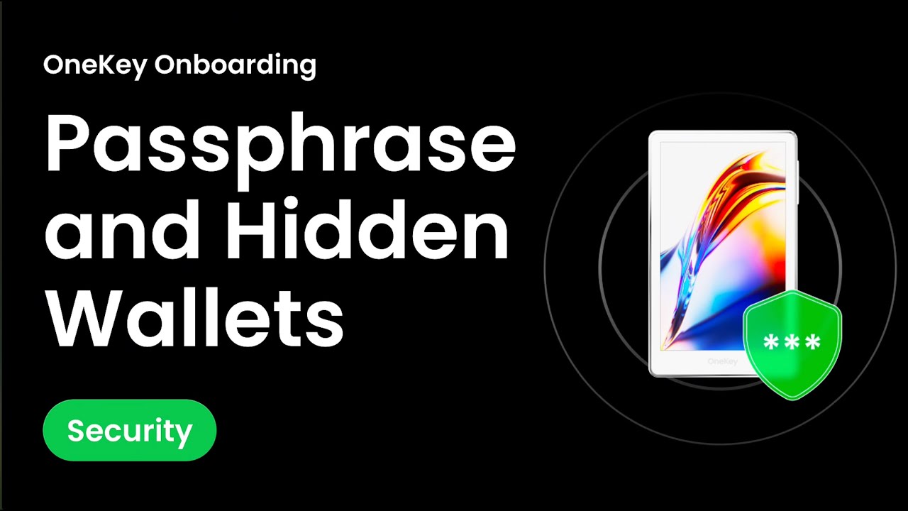EP1: Passphrase and Hidden Wallets on OneKey Hardware Wallets #cryptocurrency #tech #bitcoin