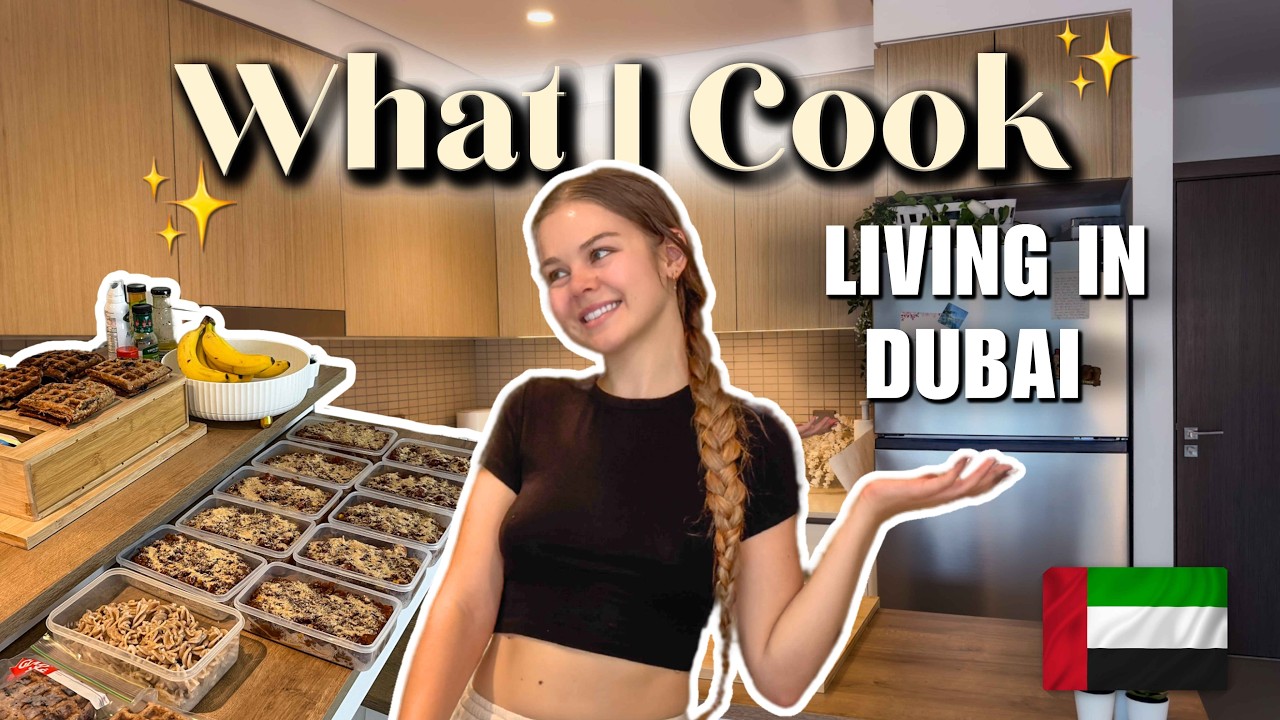 COOK with ME in DUBAI -  Healthy Habits | Grocery Prices | My Food Journey👩‍🍳