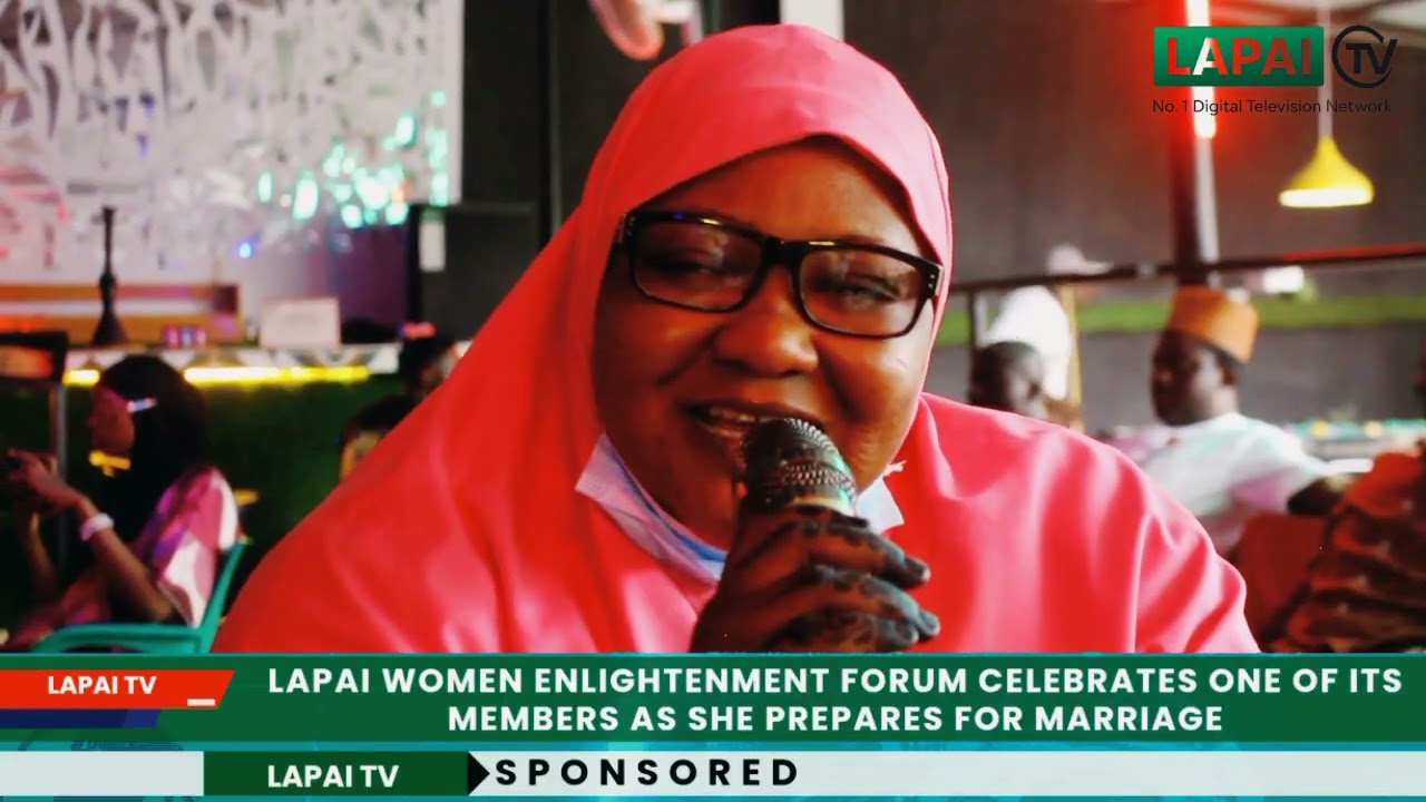Lapai Women Enlightenment Forum celebrates one of its members as she prepares for marriage.