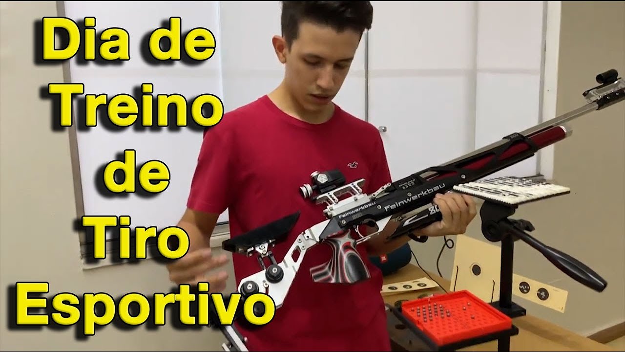 Tiro Esportivo - Dia de Treino de tiro Esportivo | Carabina de ar e Carabina Olímpica