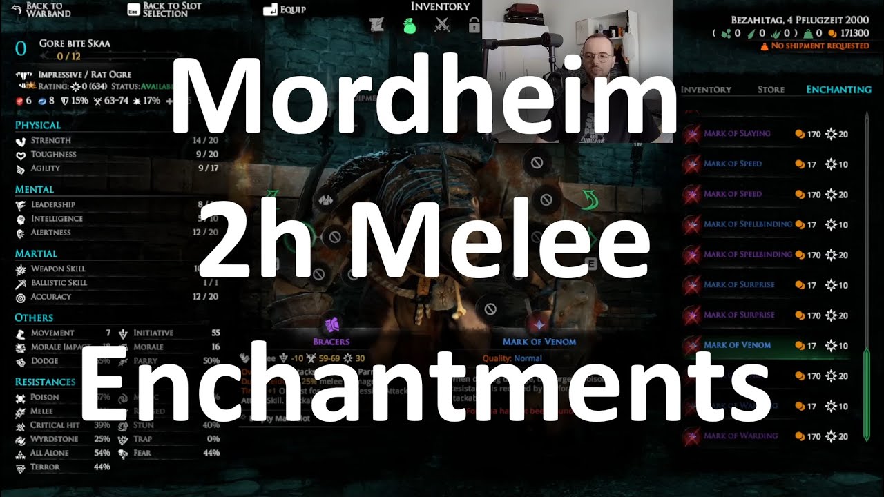 What are the best 2h melee enchantments? | Mordheim Paramod