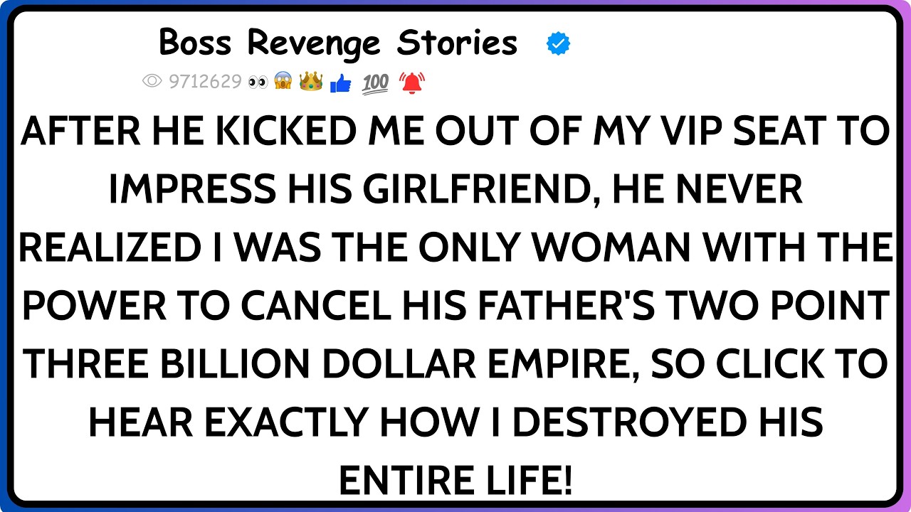 Arrogant CEO’s Son Grabbed My VIP Seat for His Girlfriend — So I Canceled Their $2.3B Investment
