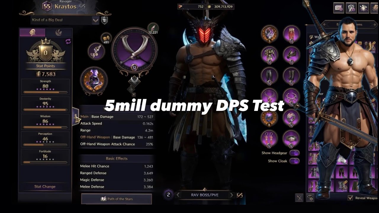 Throne and Liberty | No Stellarite Dummy DPS Test 5 Million in 49 Seconds | GS Dagger | Ravager