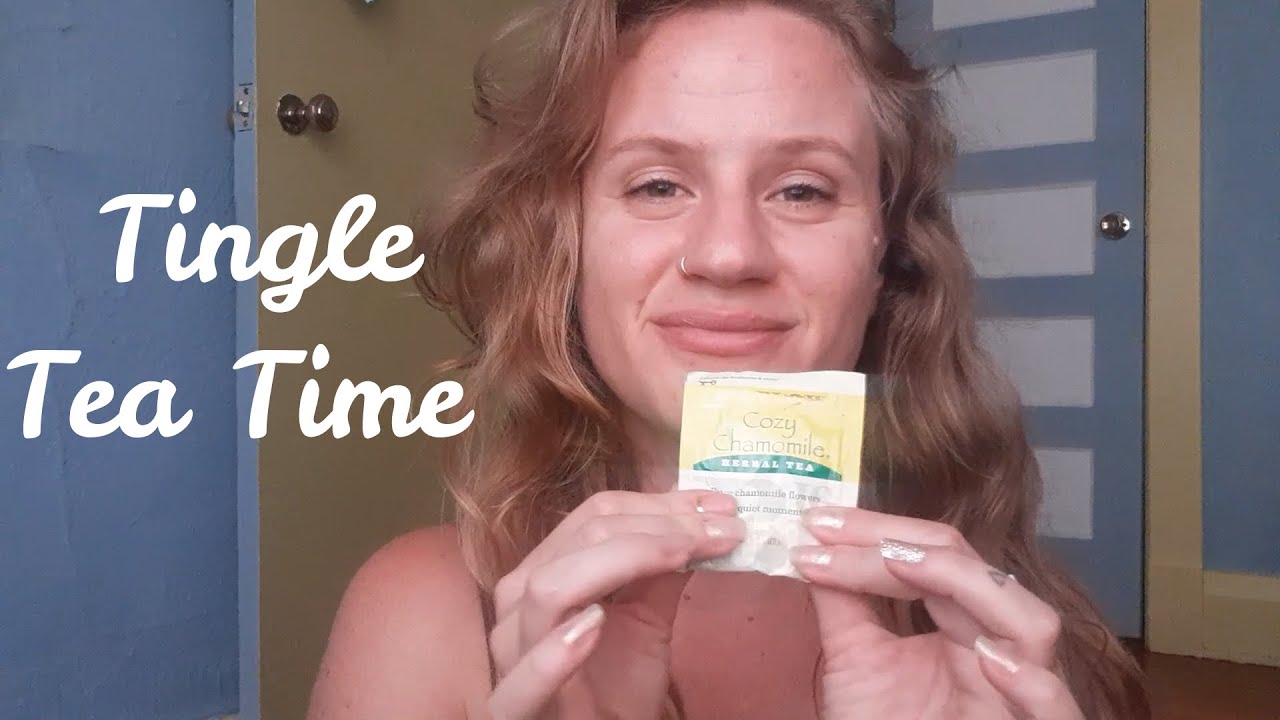 ASMR Cozy Chamomile Tea Time and Tapping 🏵