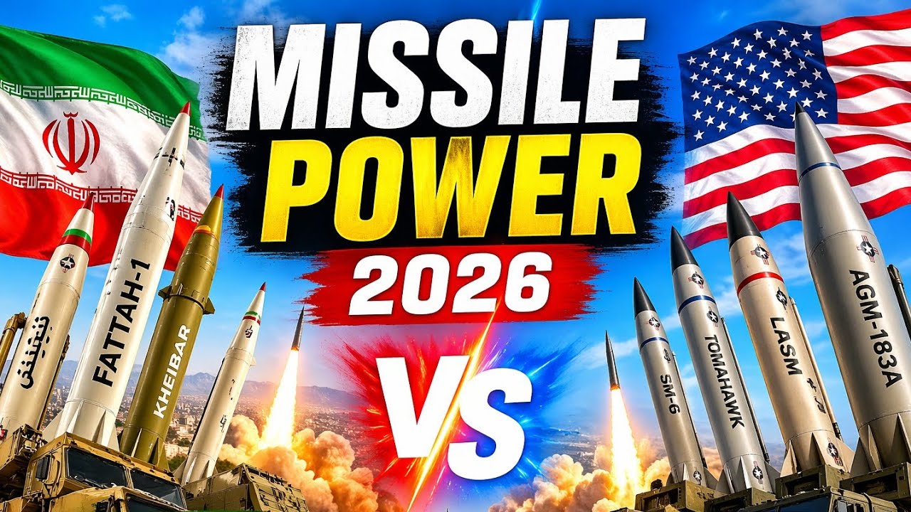 Missile Power 2026 | US Tech Dominance vs Iran&rsquo;s Asymmetric Strategy
