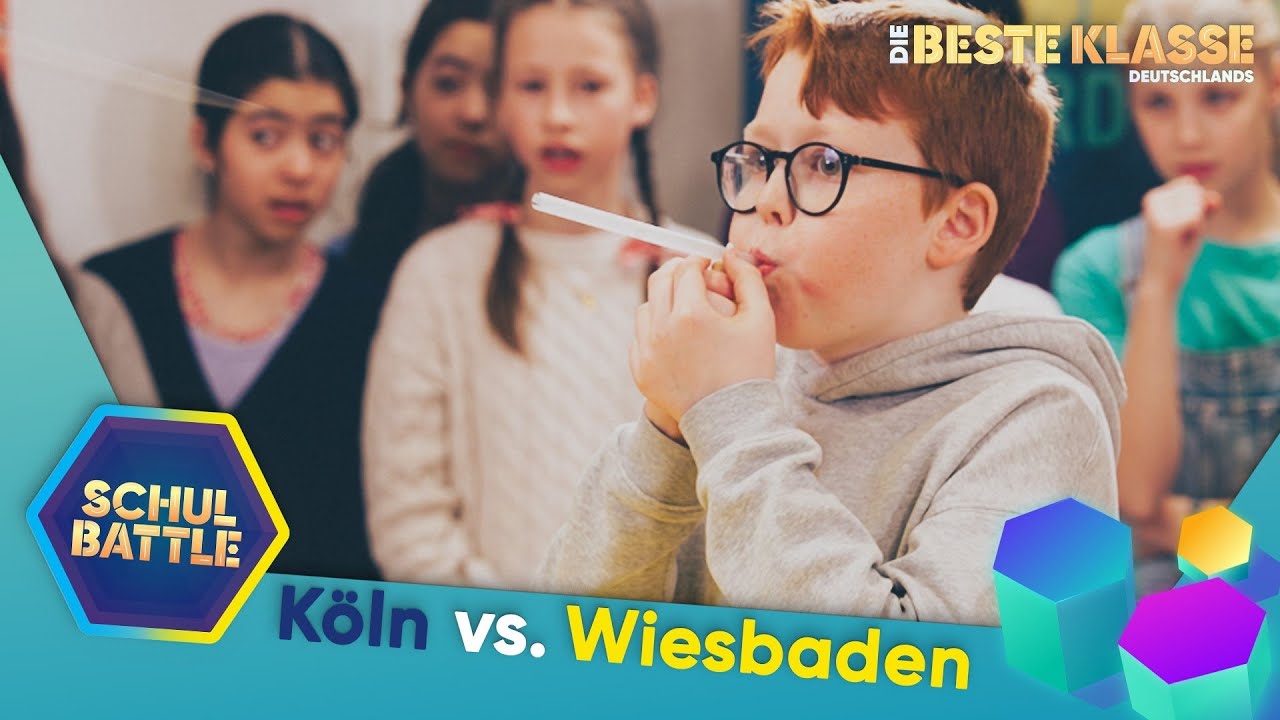 Köln gegen Wiesbaden | Die Schulbattles | beste Klasse Deutschlands | Mehr auf KiKA.de