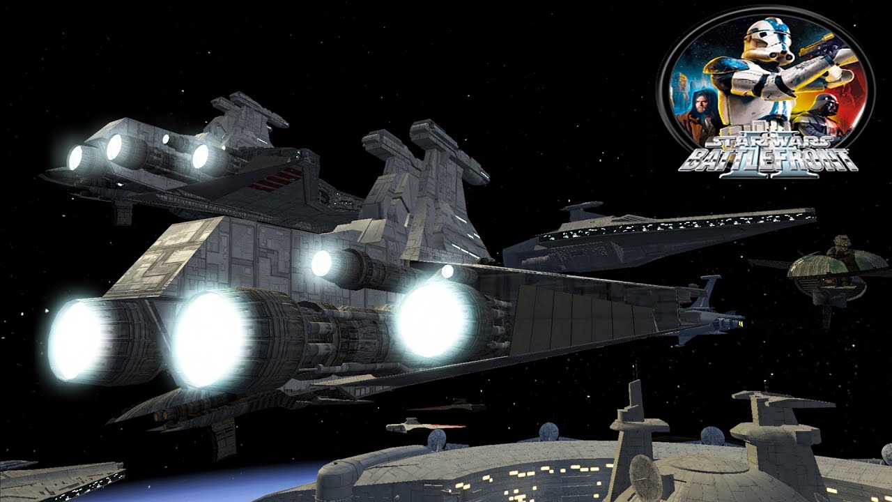 SPACE BATTLE OVER CORUSCANT | Battlefront 3 Legacy
