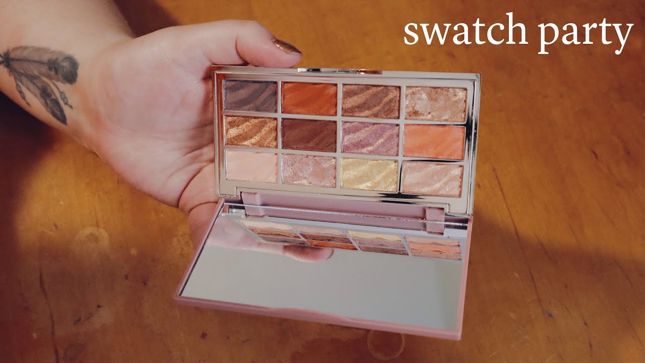 ciate london the velvet palette | swatch party #8
