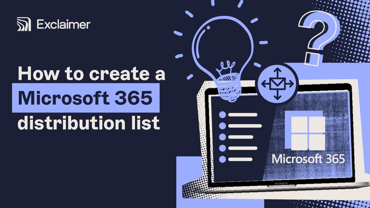 How to create a distribution list in Microsoft 365 #emailist #microsoft365