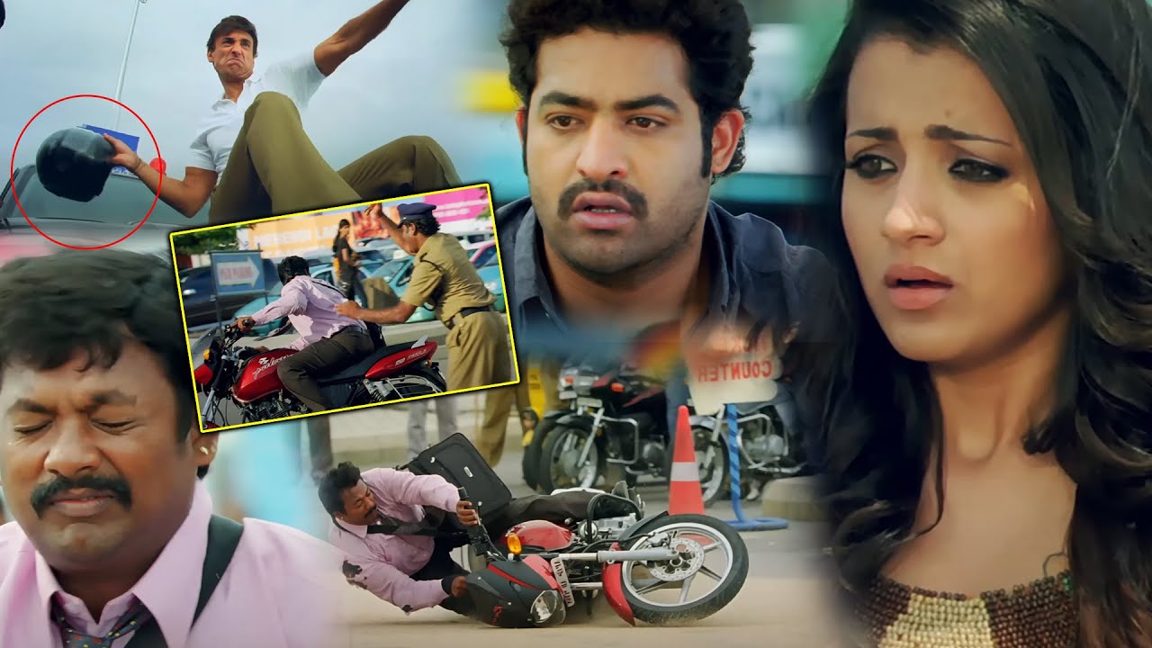 Dhammu Movie N. T. Rama Rao Jr. Entry Scene || Trisha Krishnan || Snigdha || Nassar || Prime Movies