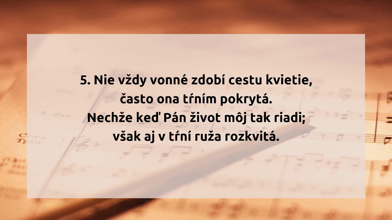 258.  S Ježišom chcem