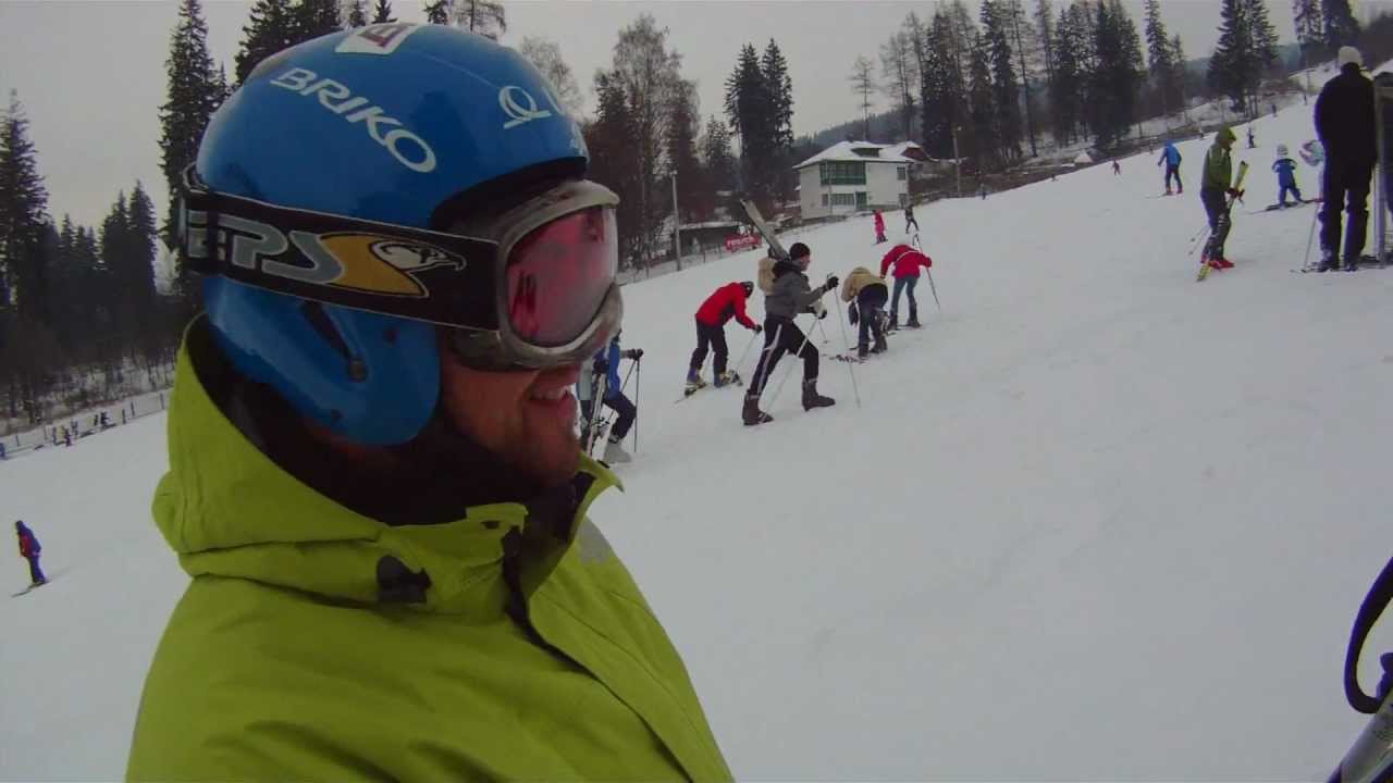 Euroski Vatra Dornei  - Partiile Parc si Veverita filmate cu Drift HD 170 helmet camera.