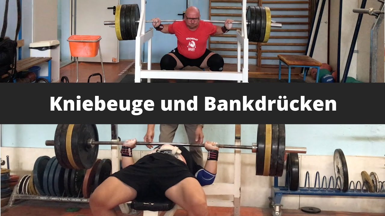 Kniebeugen und Brusttraining und welche Supplements benutze ich - 55 Jahre Powerlifter