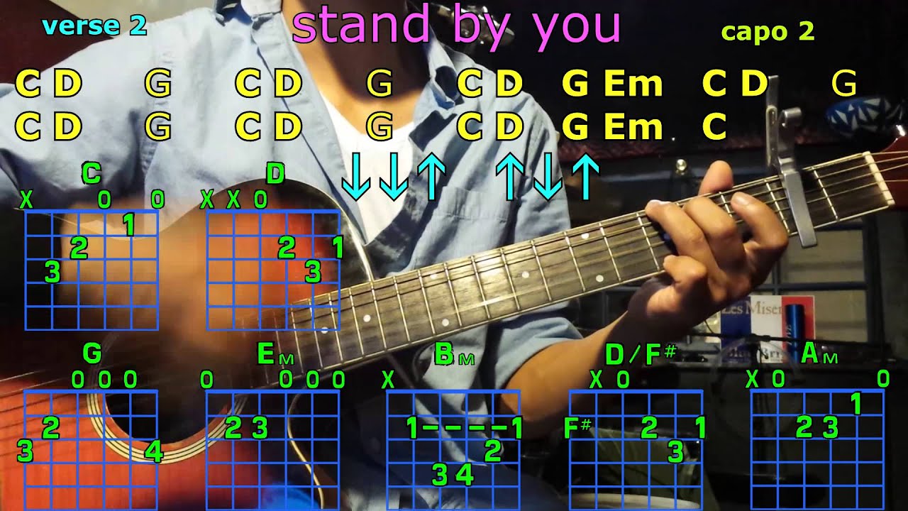 stand by you Rachel Platten guitar chords