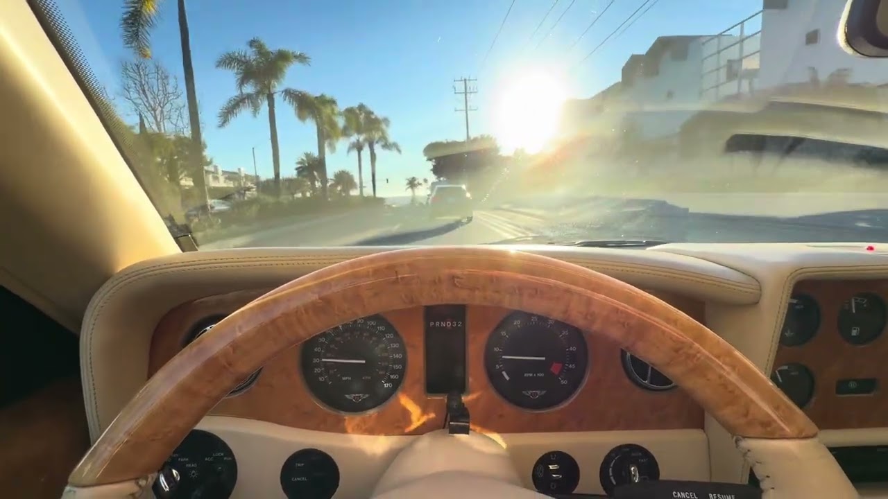 2000 Bentley Azure Driving