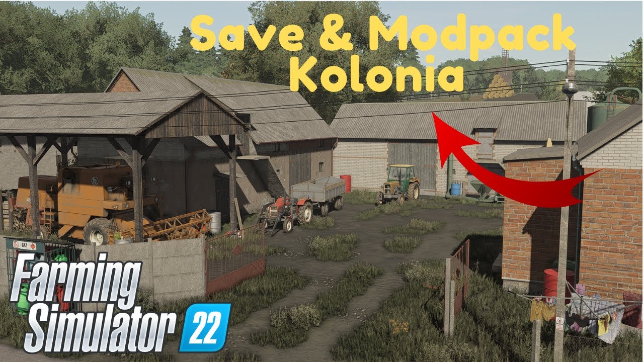 🔥 Download Save & Modpack 😍 | Małe Polskie Gospodarstwo 😱| Kolonia 🔥