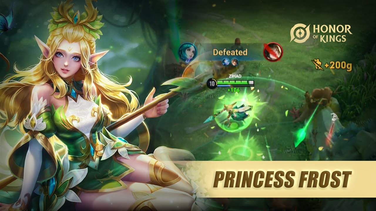 Princess Frost Popular Damage Build with Insane Freezing Stun Power | Honor of Kings