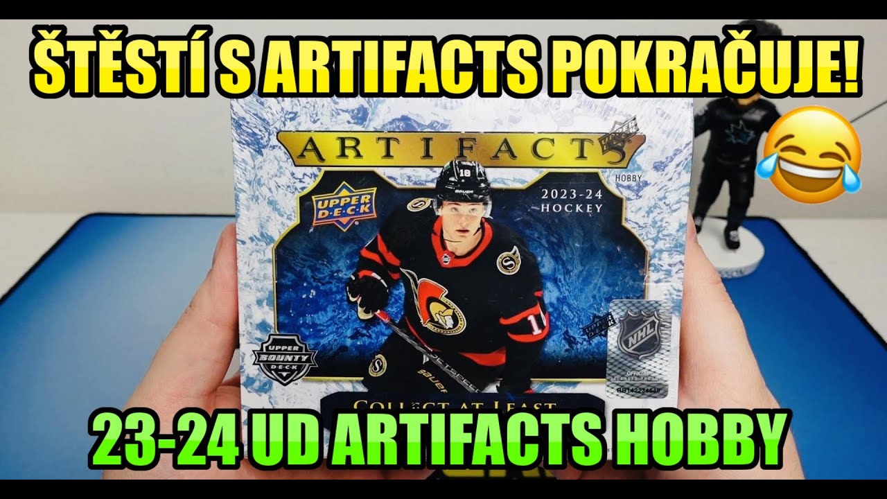 Legendární trefa! 🏒😱 2023-24 Upper Deck ARTIFACTS Hobby Box! Hokejové kartičky!