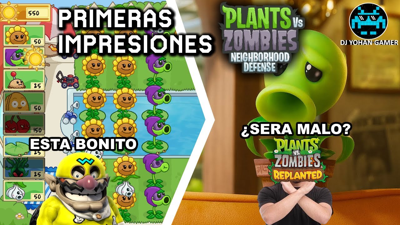 ¿Plants vs Zombies Neighborhood Defense se ve mucho mejor que PVZ Replanted? | #DjYohanGamer