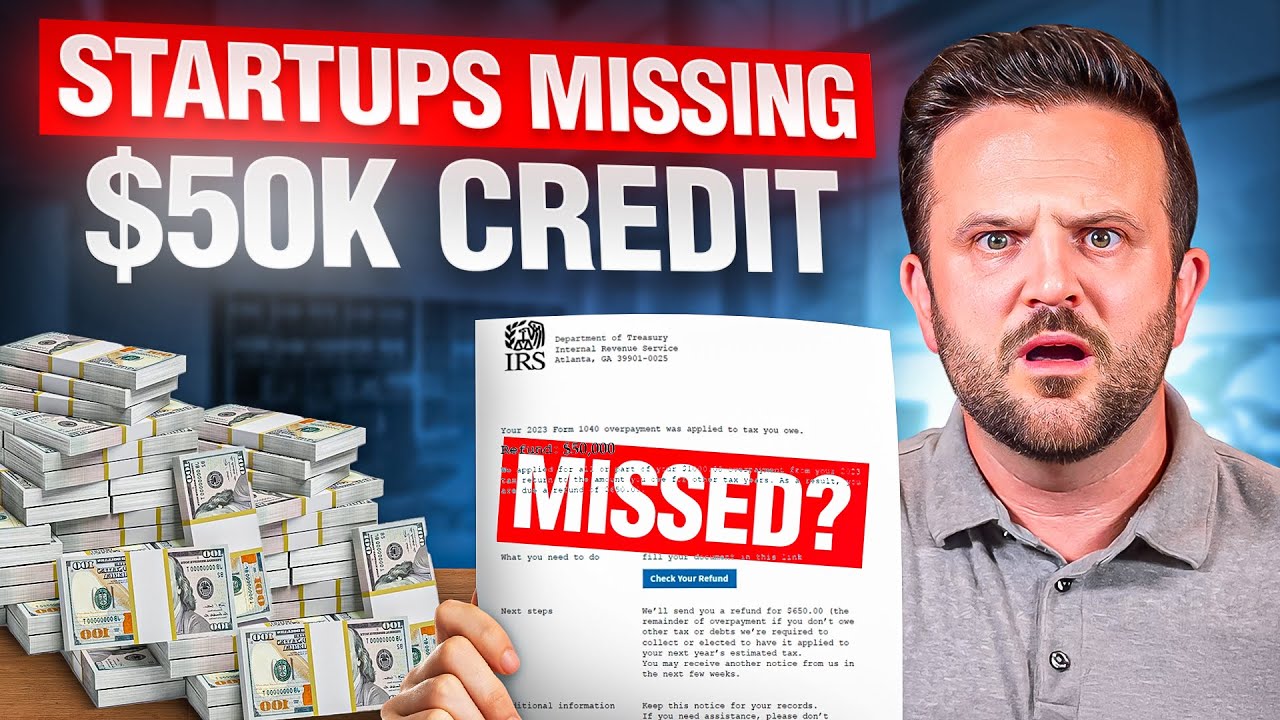 $50K R&D Tax Credit Most Startups Miss (Qualify Without Profits!)