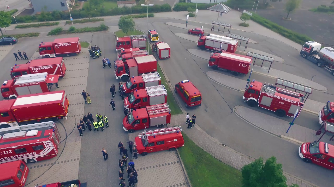 Großübung DONAR II des Donnersbergkreises (26.08.2017) - Sammelplatz Göllheim