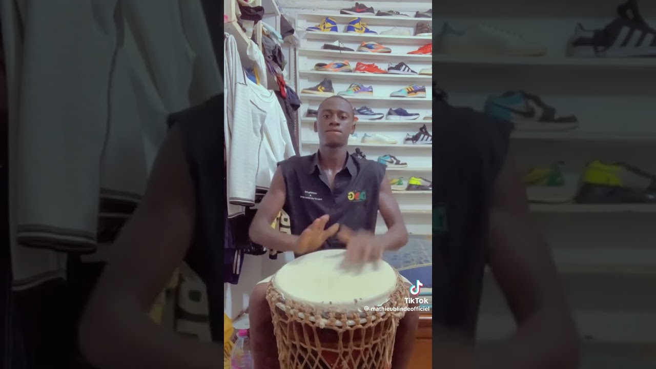 Mathieu Blind&eacute; _ djembiste appliqu&eacute; #mbole