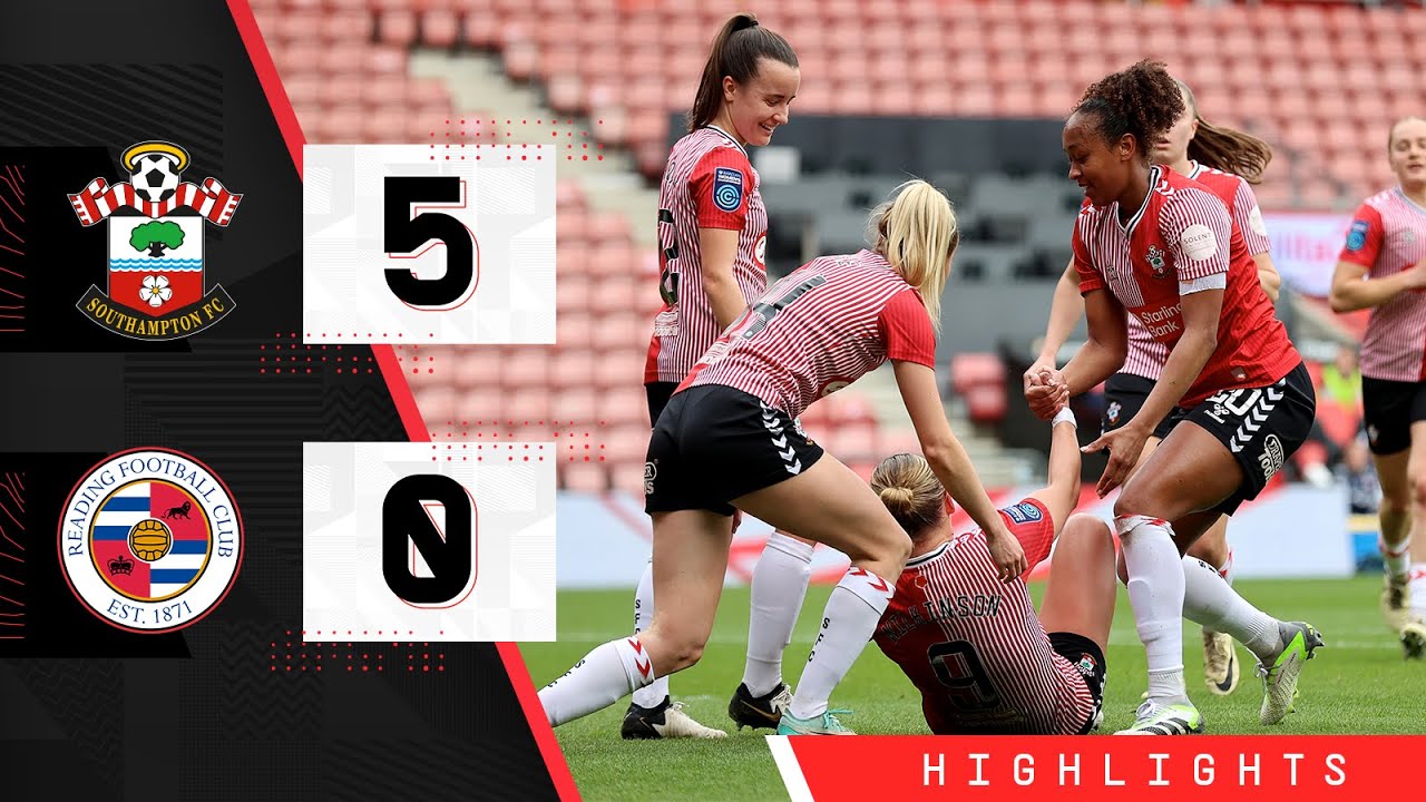 WOMEN'S HIGHLIGHTS: Southampton 5-0 Reading | Barclays Women's Championship