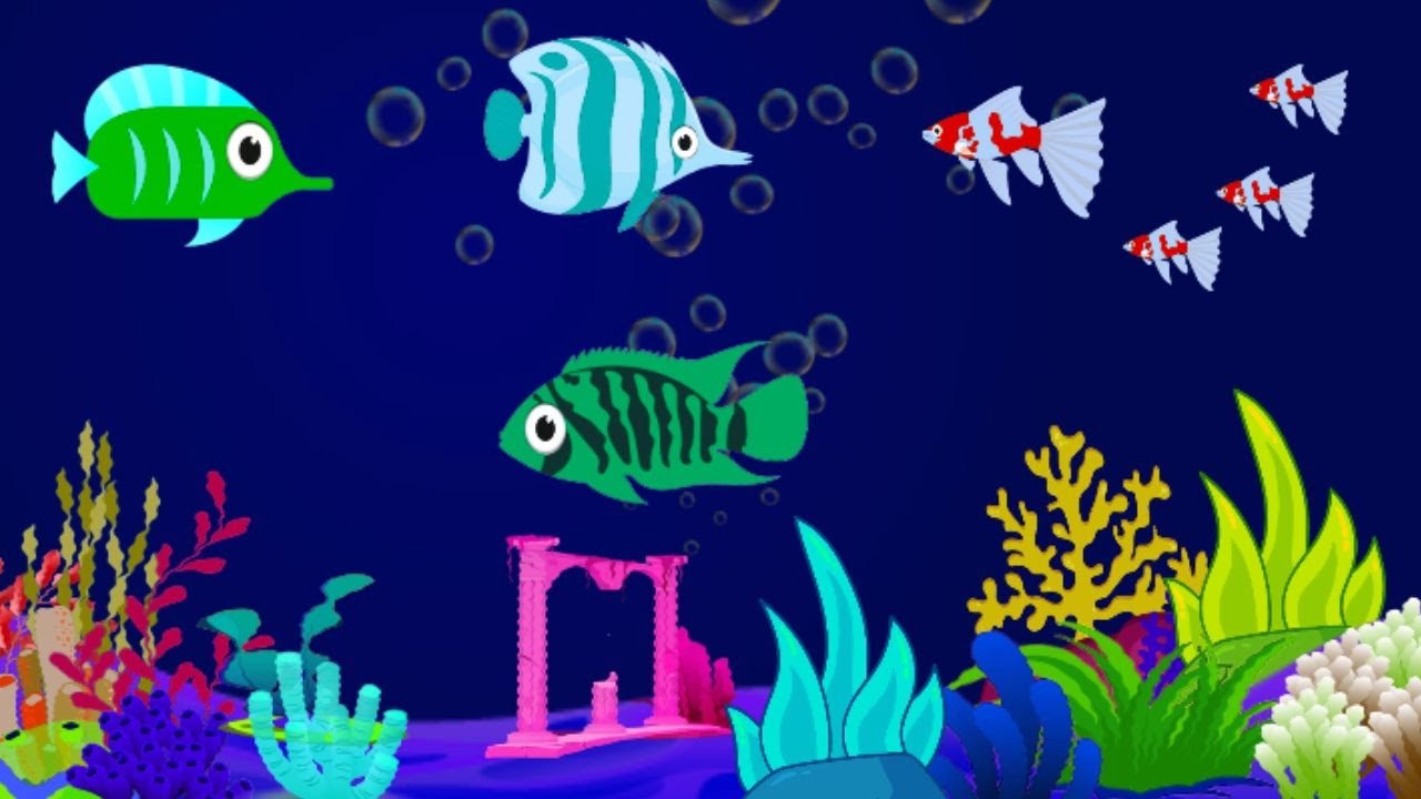 Serene Ocean Fish🐠 Lullaby Music  Gentle Sleep Sounds🎼 with Relaxing Aquarium Visuals for Babies