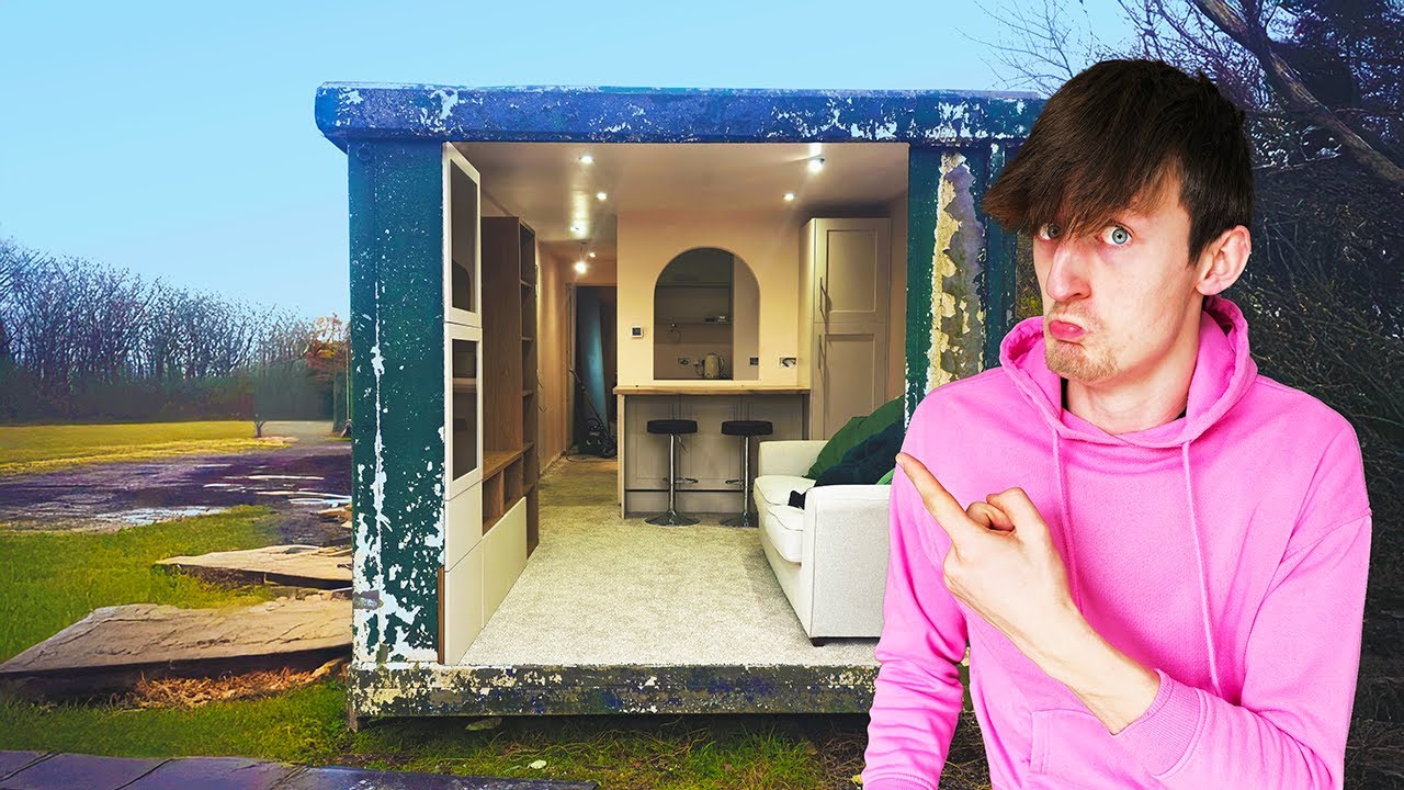 Inside our Container Tiny LIVING ROOM! Dream built into reality