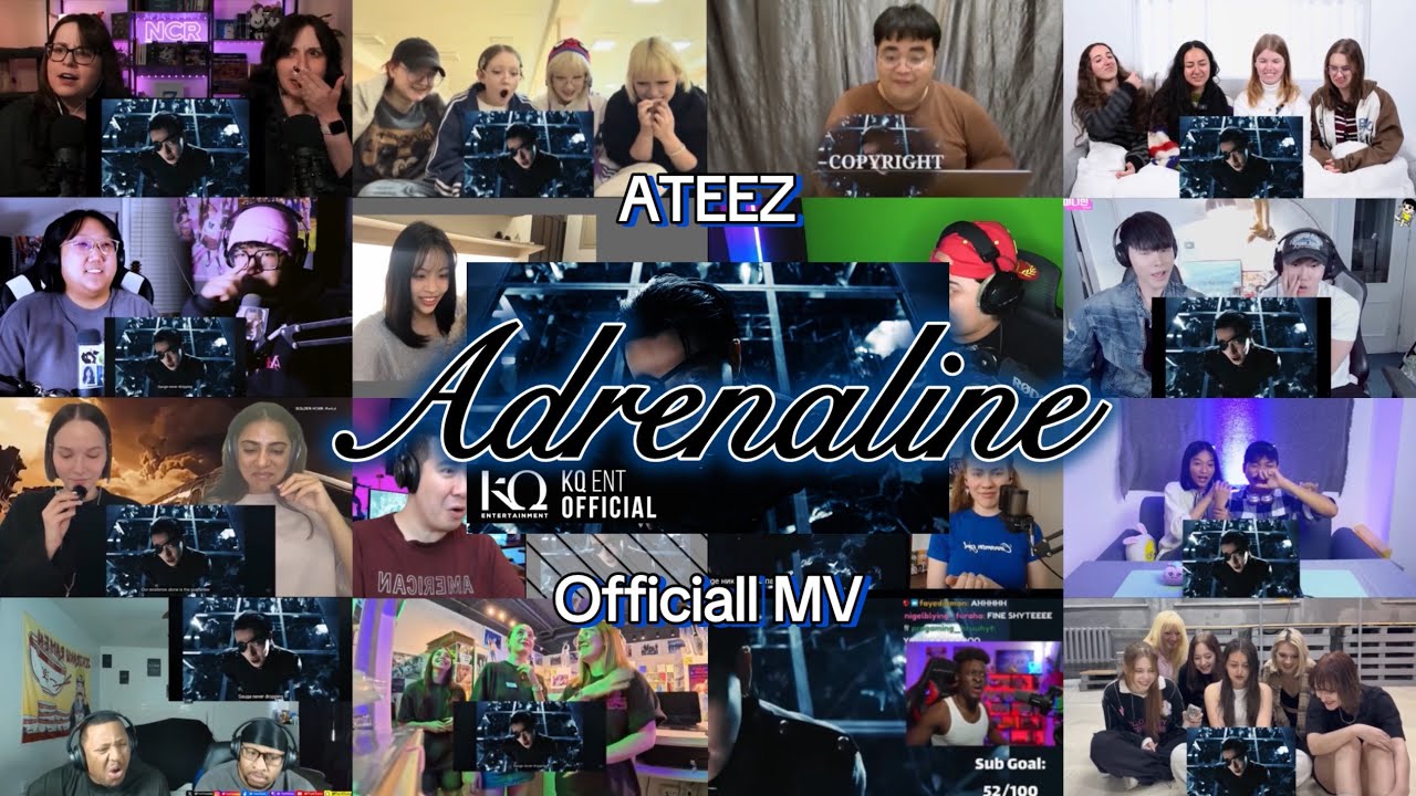 ATEEZ - 'Adrenaline' Official MV | REACTION MASHUP