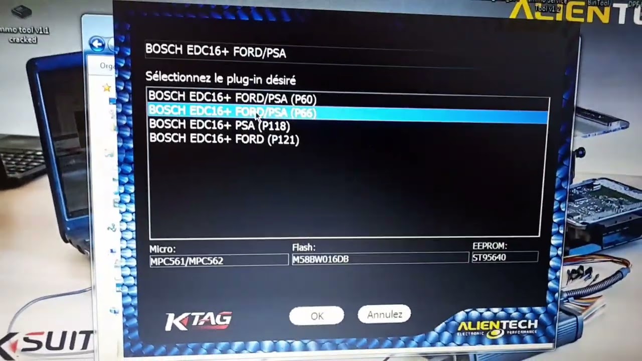 Lecture EDC16C34 KATAG  Mode Bench