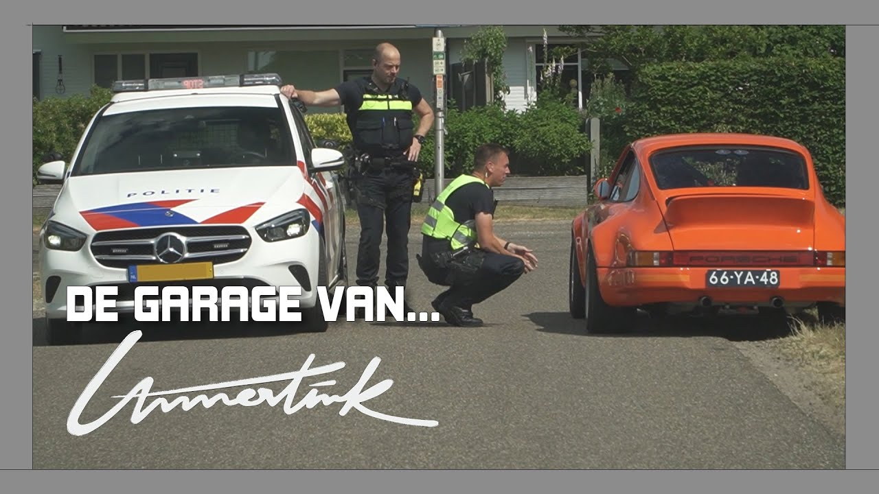 De garage van Lammertink - Een rokende Ferrari, Driften met een Porsche, aangehouden door POLITIE!