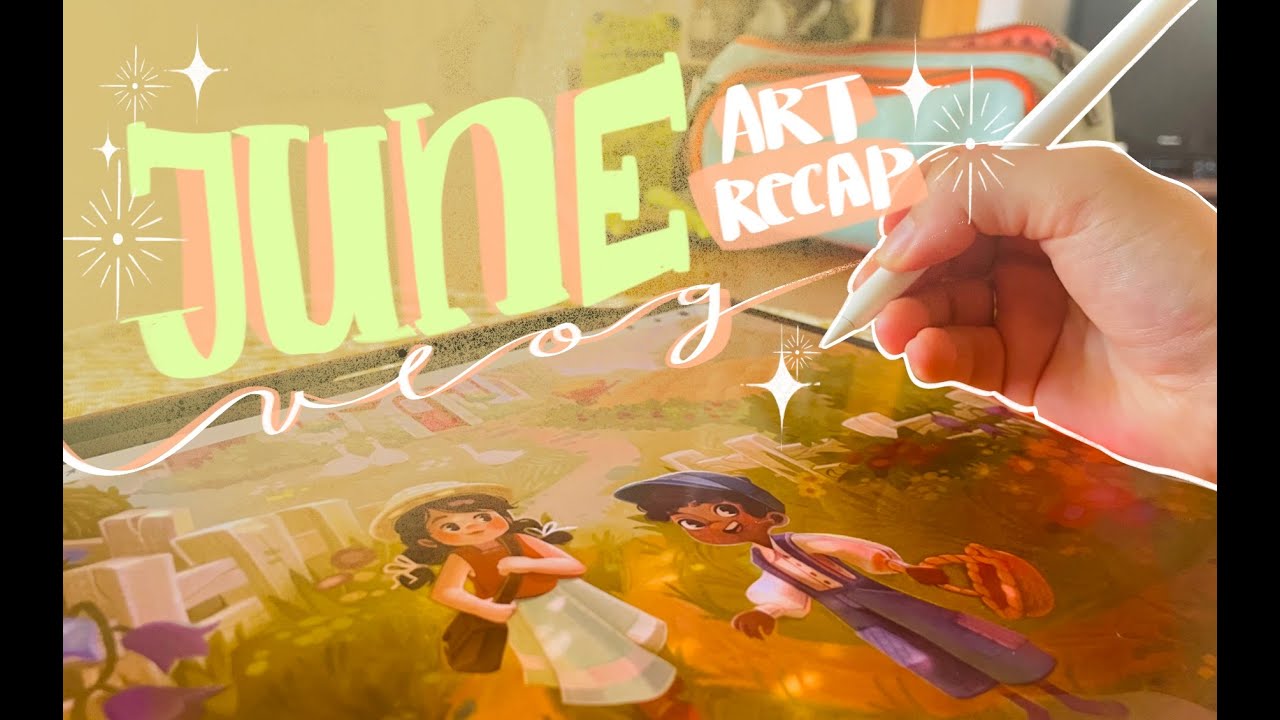 ✦ JUNE Art VLOG ✦ Building my portfolio for picture book illustrations!